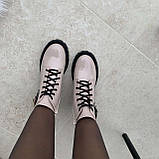 Черевики жіночі шкіряні лакові бежеві /23253/ 34р, фото 2