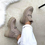 Черевики жіночі шкіряні бежеві /23252/ 38р, фото 3