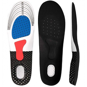 Ортопедичні устілки з жорстким супінатором і гелевою п'ятою універсальні (розмір 40-45) 2 шт. у комплекті