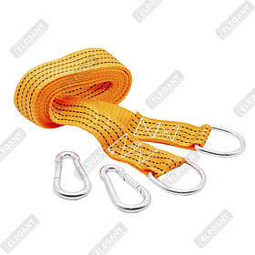 Трос буксирувальний Elegant Plus з карабіном, 4 м, 3,5т