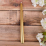 Свічка столова конусна колір - золото Bispol 4955-4