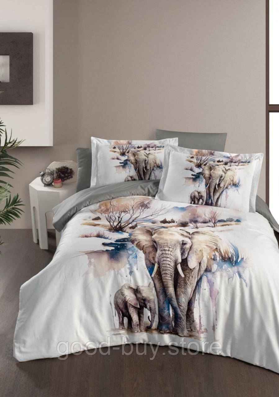 Постільна білизна First choice Safari 3D Satin евро 200х220