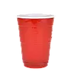Пластикові стакани Huhtamaki червоні 400 мл