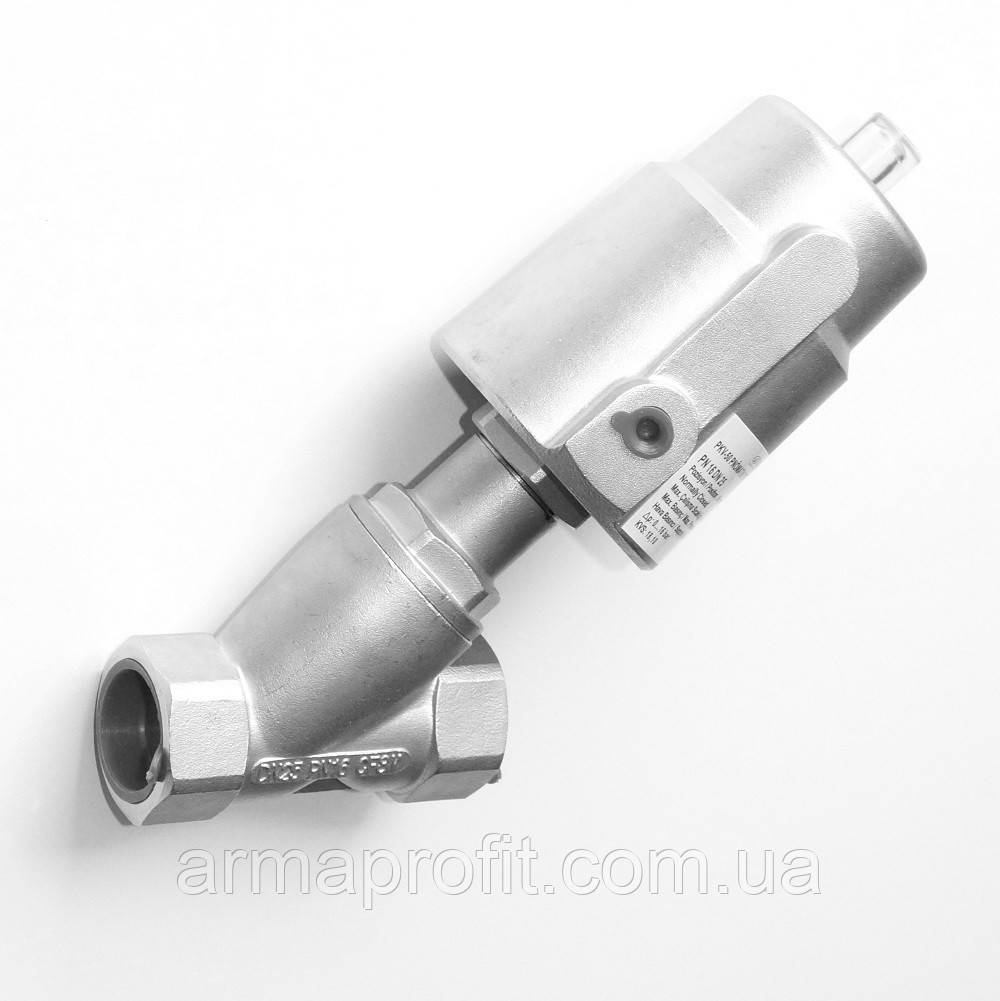 Пневматичний клапан нержавіючий муфтовий 5060 Genebre Ду15 Ру16