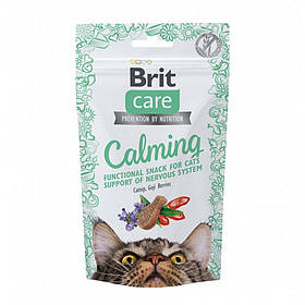 Функціональні ласощі для котів Brit Care Calming для підтримки нервової системи з куркою 50г