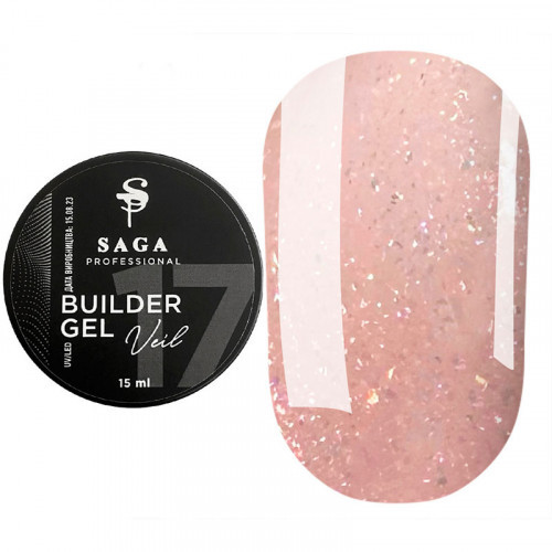 Гель для нарощування Saga Veil Gel 17