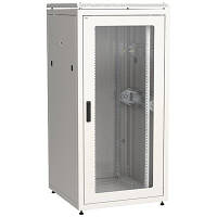 Шкаф серверный ITK LINEA N 33U 800х800мм стеклянные передние двери, задние металлические, серый