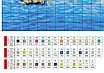 Набір для вишивання за нанесеною на канву схемою "Morning by the sea". AIDA 14CT printed, 50*29 см, фото 4