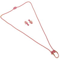 Силиконовые беруши и зажим клипса для носа для плавания ныряния бассейна силиконовые Zepma Розовый (7542)