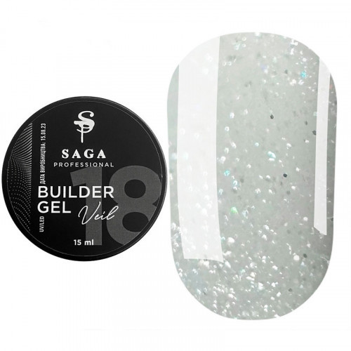 Гель для нарощування Saga Veil Gel 18