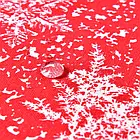 Скатертина новорічна 170х260см  "Червона хвоя", з водовідштовхувальним просоченням, фото 9