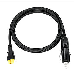 Автомобільний зарядний кабель із роз'ємом XT60 від прикурювача для електростанцій