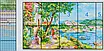 Набір для вишивання за нанесеною на канву схемою "The Mediterranean scenery". AIDA 14CT printed, 71*46 см, фото 4