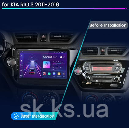 Junsun 4G Android магнітолу для kia rio 2011-2016 wifi