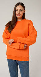 Жіночий світшот OVERSIZE , оранжевий,s-xl