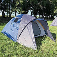 Палатка туристическая трёхместная с москитными сетками (310x220x155 см)