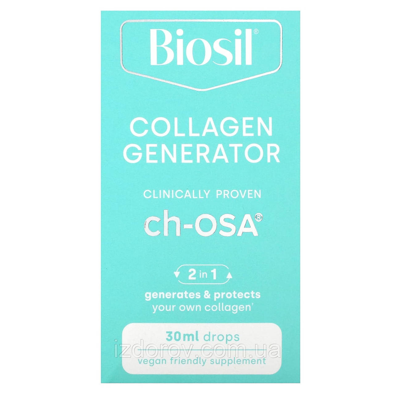 BioSil, ch-OSA, Покращене джерело колагену, кремній і холін, 30 мл