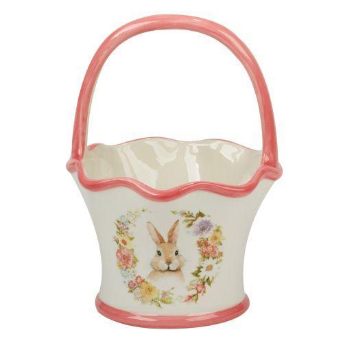Керамічний кошик із зображенням кролика "Великодній сад" Certified International