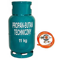 Балон газовий з редуктором Vitkovice Milmet Propan Butan Techniczny 27 л, 11 кг, шланг 1 м (BD-11)