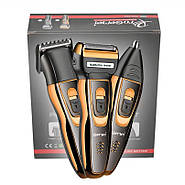 Багатофункціональний набір для стрижки тример 3 в 1 Gemei GM-595, фото 2