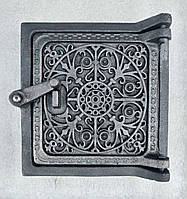 Дверцята чавунна, сажетрусик, прочисна, люк для золи, печена "Бастілія" 115х155 мм ОПТ