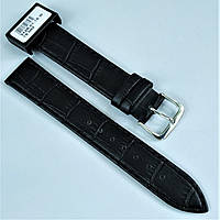 18 мм Кожаный Ремешок для часов CONDOR 342.18.01 Черный Ремешок на часы из Натуральной кожи