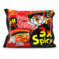 Лапша рамен очень острая Бульдак 3x Spicy Samyang 140г