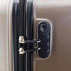 Валіза дорожня 3 в 1 трійка на колесах ABS пластик 72*45 см у різних кольорах Cans Зелений, фото 3