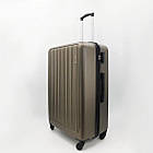 Валіза дорожня 3 в 1 трійка на колесах ABS пластик 72*45 см у різних кольорах Cans Зелений, фото 5