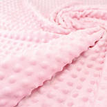 Плюш Minky світло рожевий 350 г/м2 № м-6, фото 3