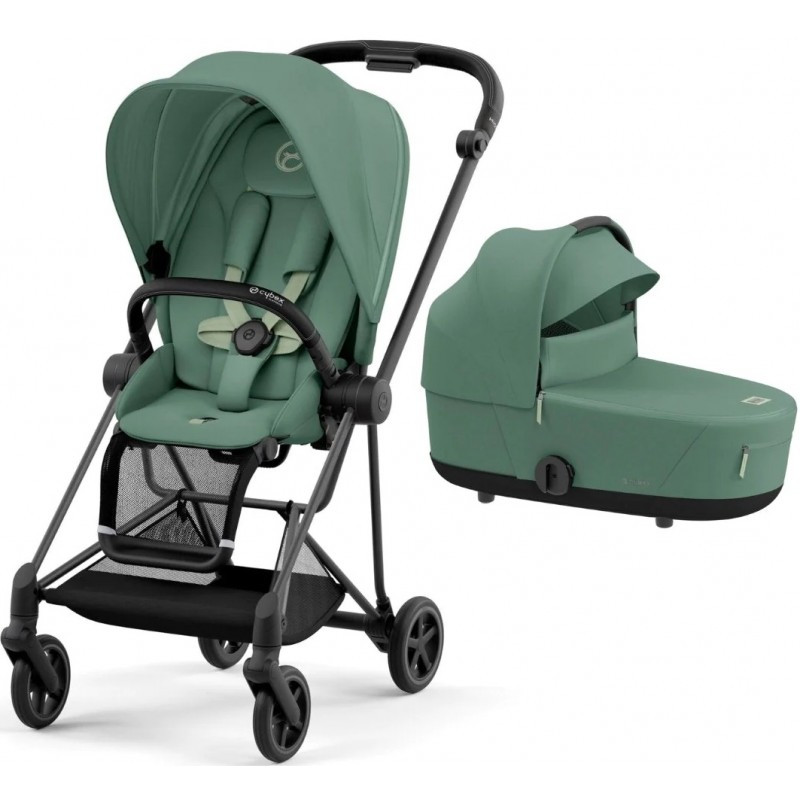 Cybex Mios 4.0 коляска 2 в 1 Leaf Green шасі Matt Black