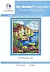 Набір для вишивання за нанесеною на канву схемою "Beautiful view".AIDA 14CT printed , 29*36 см, фото 2