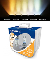 Галогенные лампы в фару авто H7 12V 55 W Tungsram Megalight Ultra +150% бокс 2 штуки