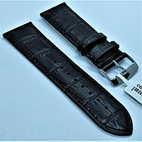 24 мм Кожаный Ремешок для часов CONDOR 305.24.01 Черный Ремешок на часы из Натуральной кожи