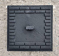 Дверцята прочисна 170х170 чавунна "Замкова" знімна без петель, сажетруска пічна