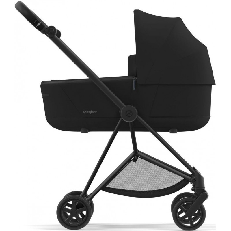 Коляска Cybex Mios 4.0 шасі Matt Black + люлька Sepia Black, фото 1