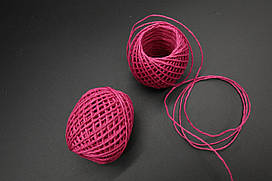 Мотузка джут натуральний 20 м "Розовий"