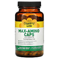 Аминокислота Country Life Max-Amino, 180 вегакапсул