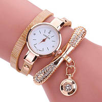 Женские часы браслет на руку механический золотистый CL Avia Shopingo Жіночий годинник браслет на руку