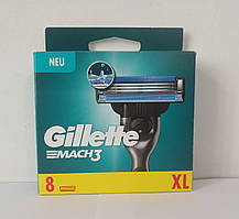 Касети чоловічі для гоління Gillette Mach 3 8 шт. Німеччина
