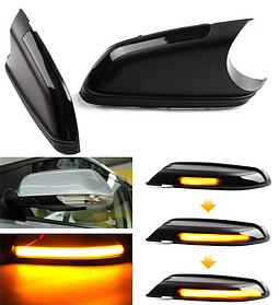 LED динамічний сигнал повороту у дзеркало VW (Фольцваген) Polo MK4 (9N) FL  (2005-2009) Димчастий