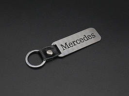 Брелок металевий. Mercedes 10х2,5см