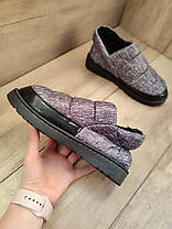 Уггі UGG чорні жіночі зимові автоледі хутряні короткі короткі укорочені, фото 3
