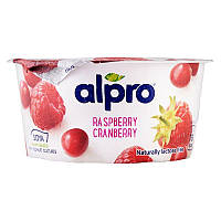 Йогурт соєвий з малиною та журавлиною Alpro