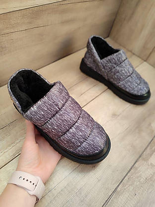 Дутики UGG уги автоледі сліпони мокасини зимові низькі жіночі з хутром, фото 5