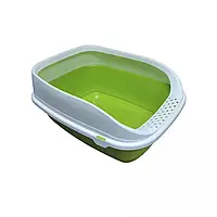 Туалет-лоток с рамкой BETA PLUS LARGE GREEN 65306, 49х39х17 см