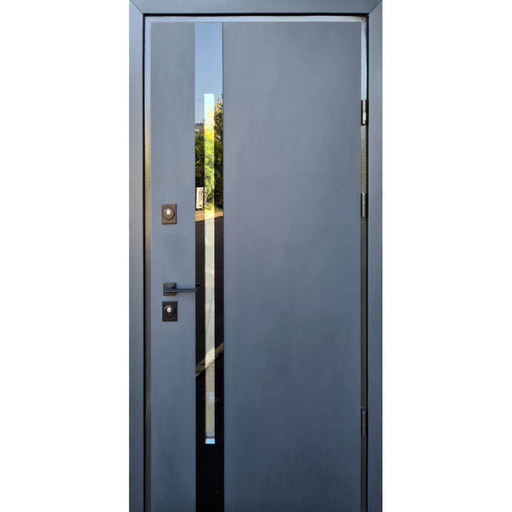 Вхідні двері STRAJ серія Proof Slim S антрацит