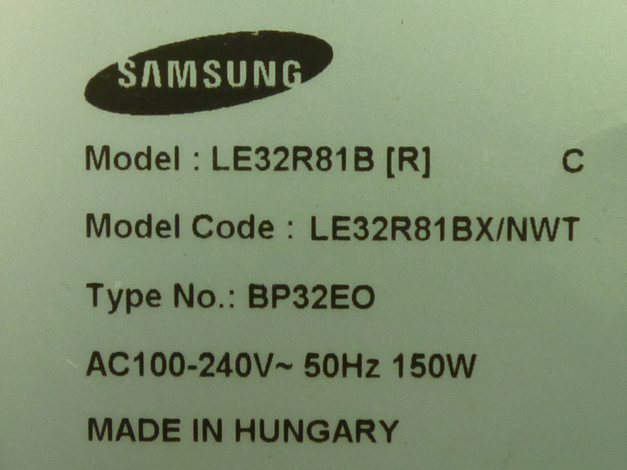 Плати від LCD TV Samsung LE32R81BX/NWT поблочно (матриця робоча)