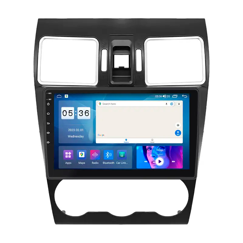Штатна магнітола Lesko для Subaru XV I 2011-2016 екран 9" 4/64 Gb CarPlay 4G Wi-Fi GPS Prime 6шт