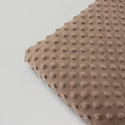 Відріз плюшу Minky молочний шоколад 100*80 350 г/м2 №-М-27